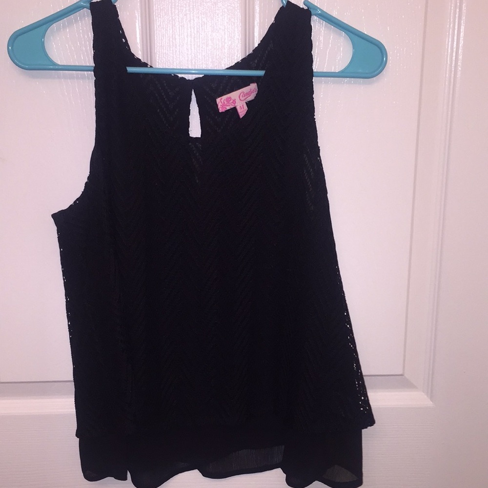 WOMENS - Black dressy tank